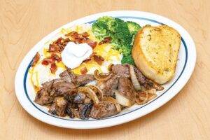 Sirloin Tips and Eggs at IHOP